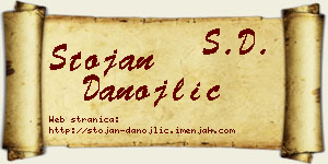 Stojan Danojlić vizit kartica